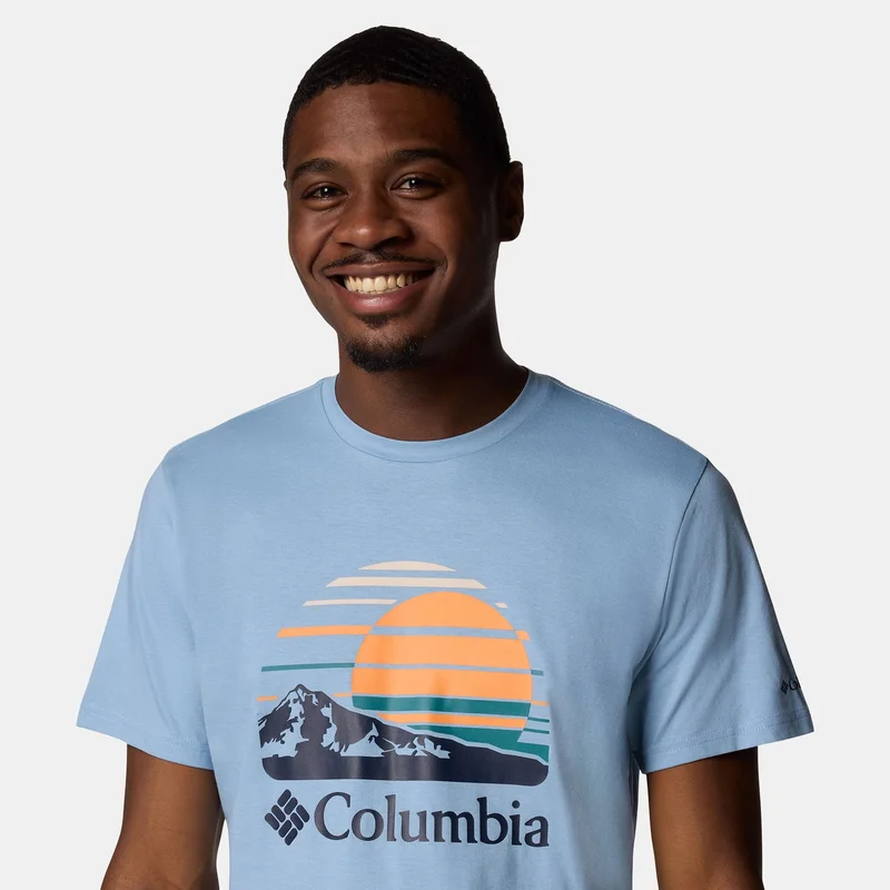 كولومبيا تيشيرت باث ليك برسم جرافيكي للرجال